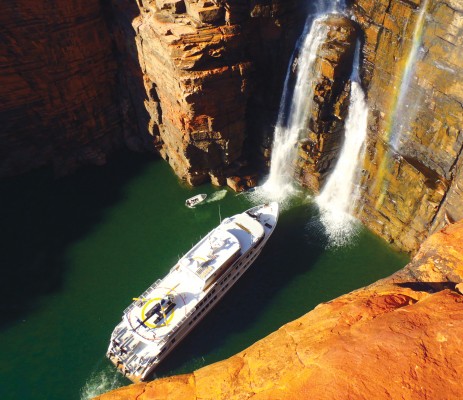 Visiting the Falls on a Wilderness Australia Cruise